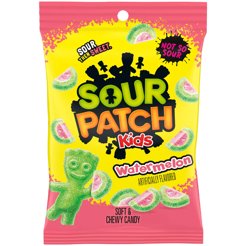Sour Patch Kids Watermelon Peg Bag (141g)
